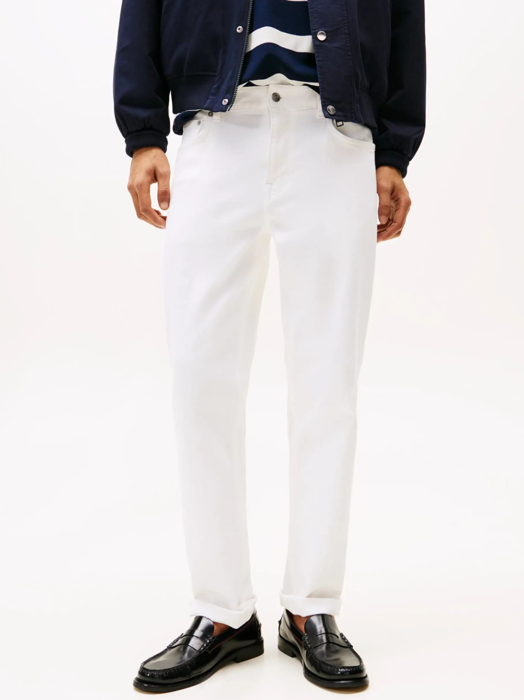 Tommy Hilfiger Weiße Straight Leg Jeans WHITE Online