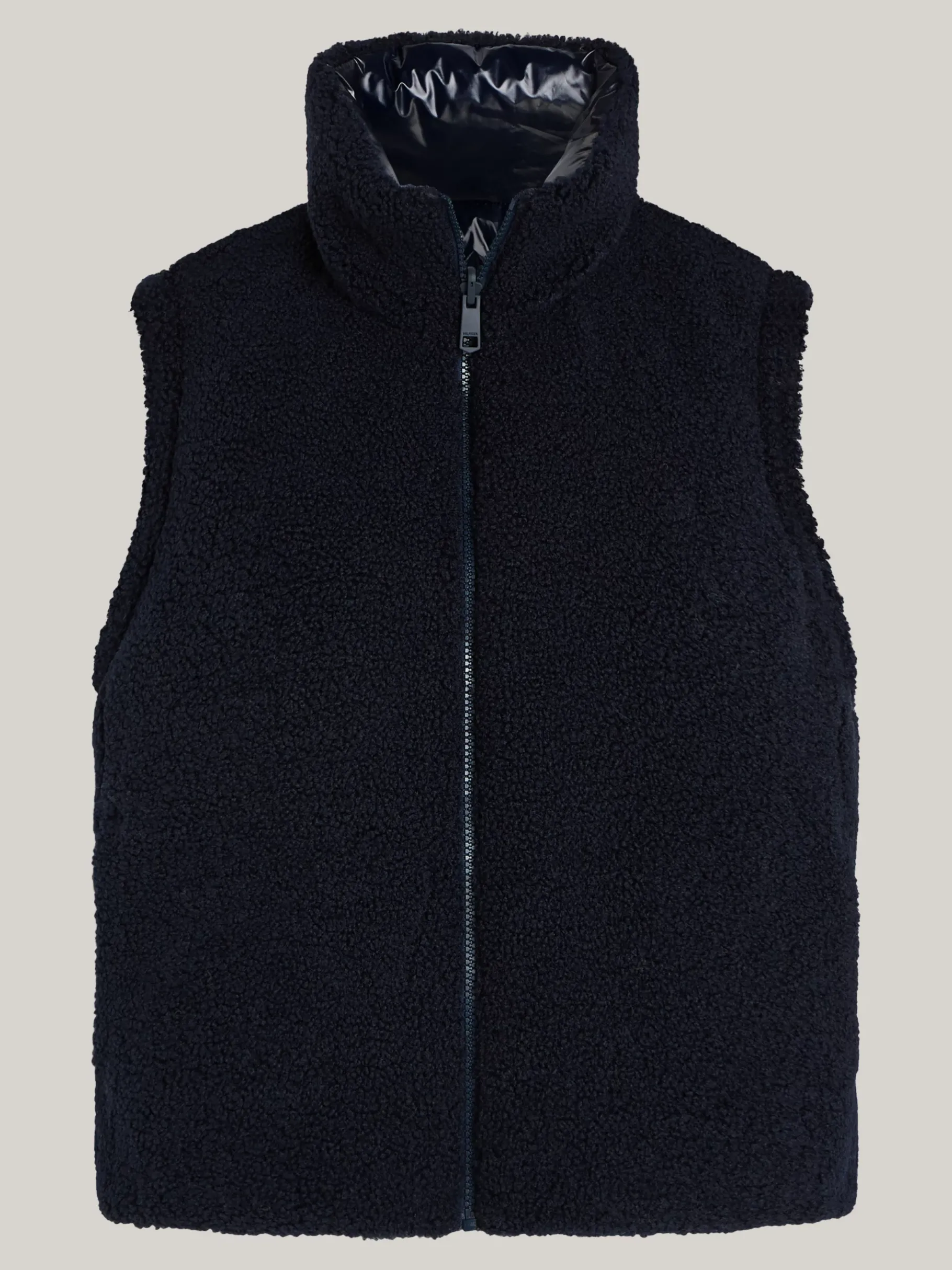 Tommy Hilfiger Wende-Daunenweste mit Teddy-Fleece DESERT SKY Fashion