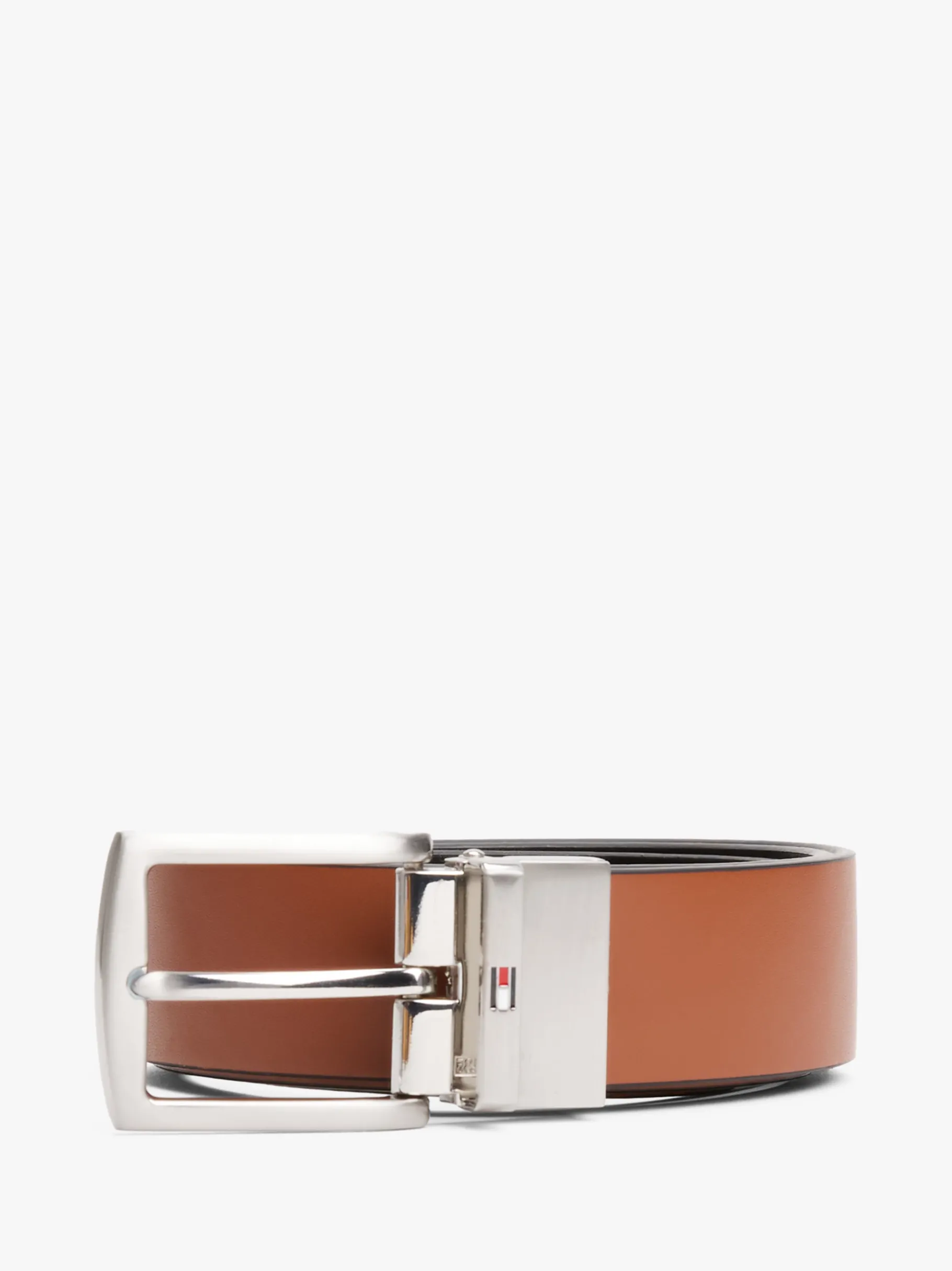 Tommy Hilfiger Wendegürtel aus Leder COGNAC / BLACK Discount