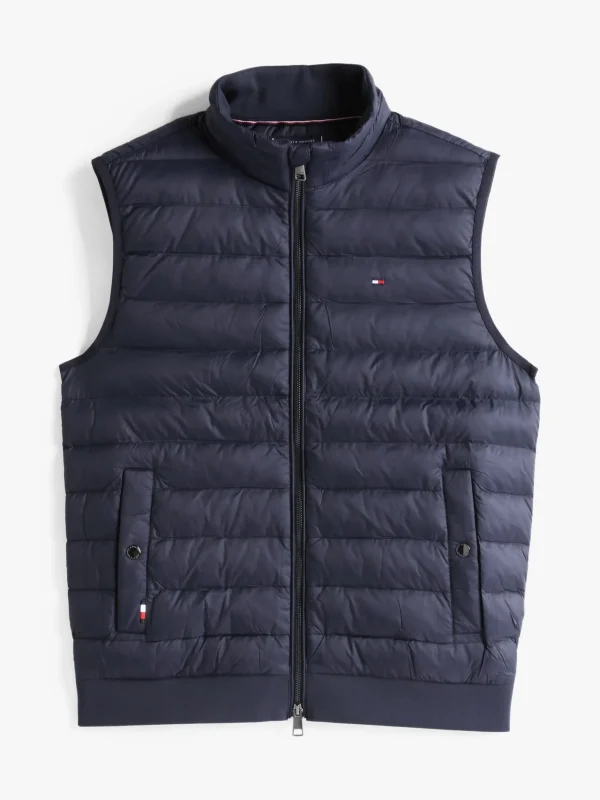 Tommy Hilfiger Weste mit Kontrast-Einsatz DESERT SKY Cheap