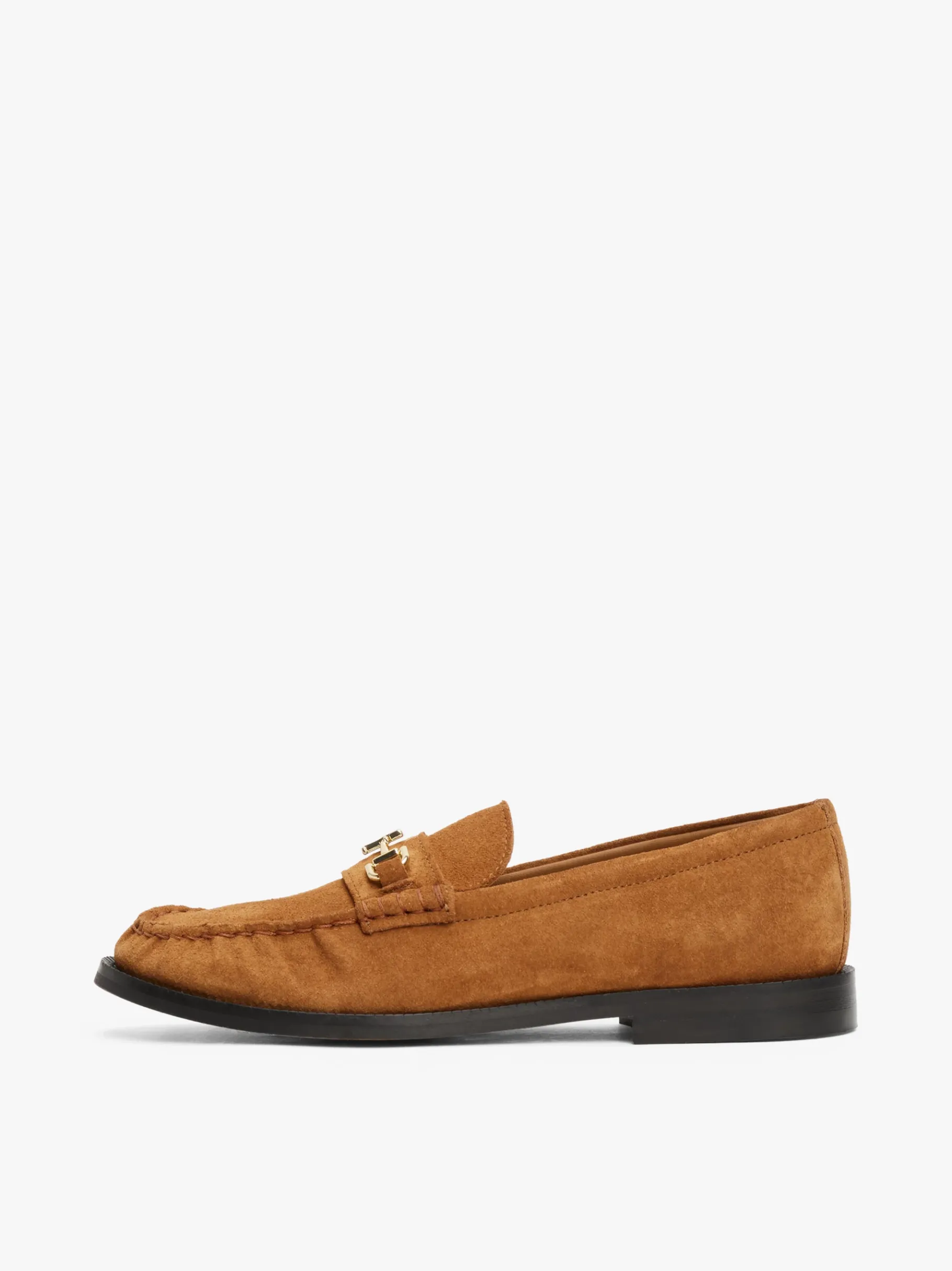 Tommy Hilfiger Wildleder-Loafer mit Horsebit-Highlight SUMMER COGNAC Cheap