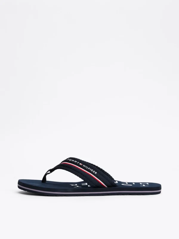 Tommy Hilfiger Zehentrenner mit Branding und Logo-Riemen DESERT SKY Shop