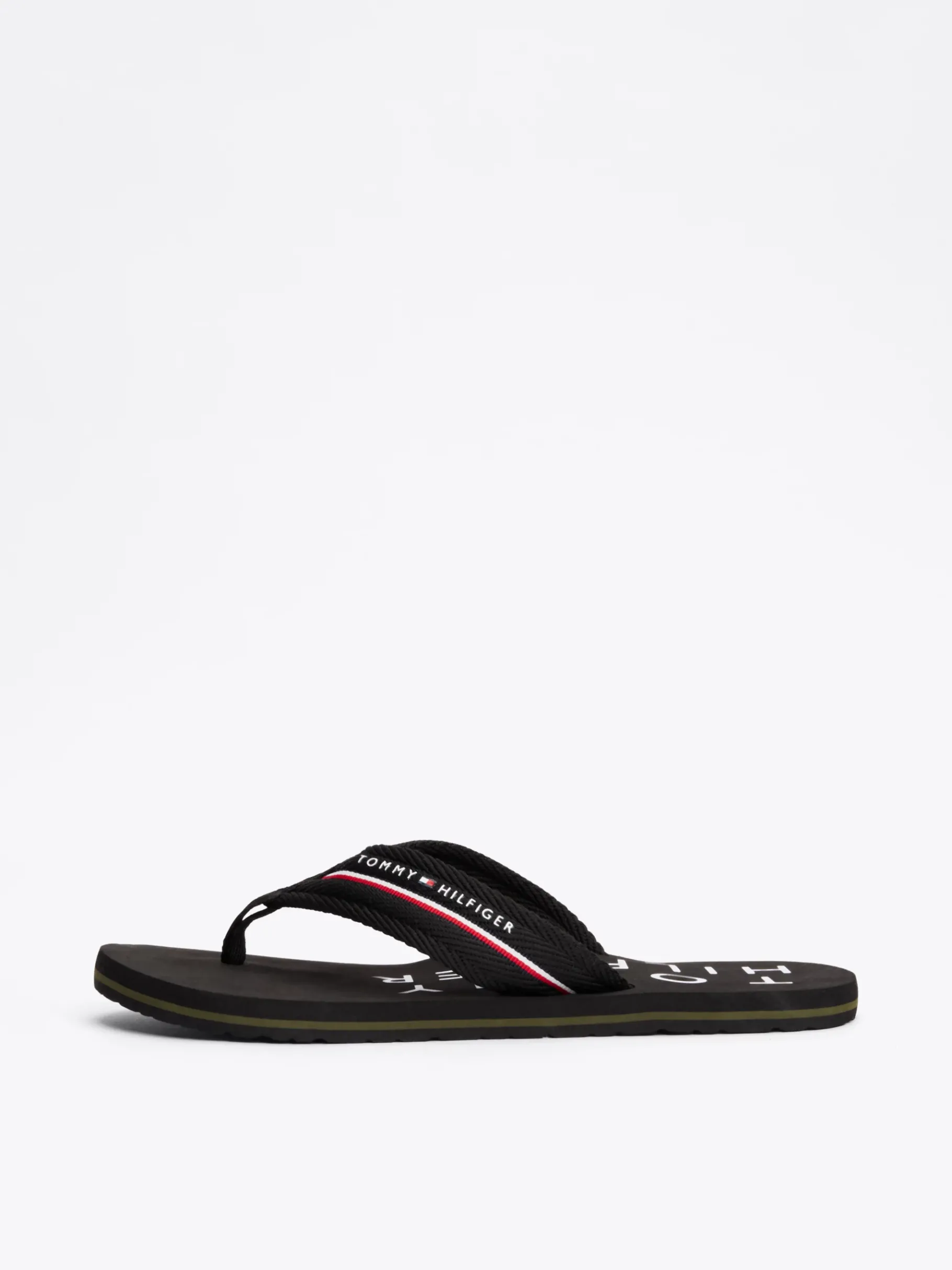 Tommy Hilfiger Zehentrenner mit Branding und Logo-Riemen BLACK Store