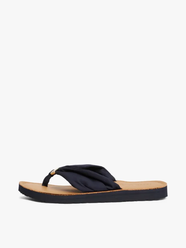 Tommy Hilfiger Zehentrenner mit TH-Monogramm-Emblem SPACE BLUE Best