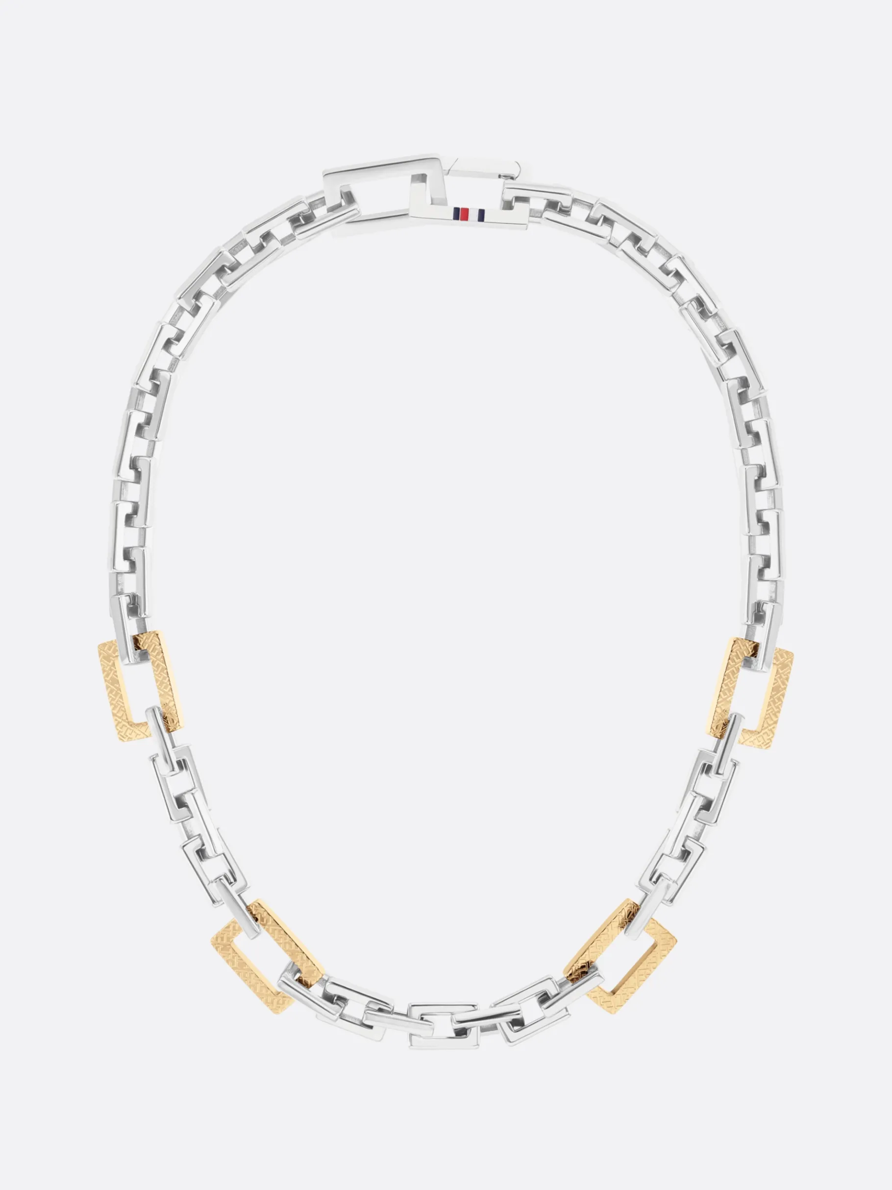 Tommy Hilfiger Zweifarbige Infinity-Halskette mit TH-Monogramm TWO TONE Cheap