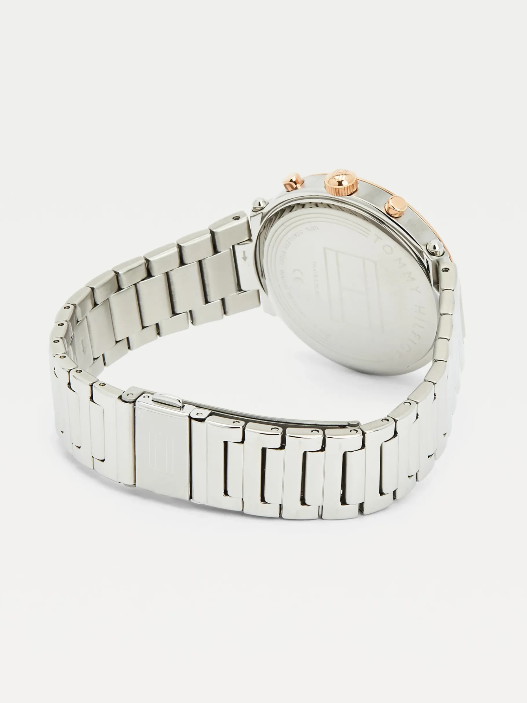 Tommy Hilfiger Zweifarbige Sportuhr SILVER Discount