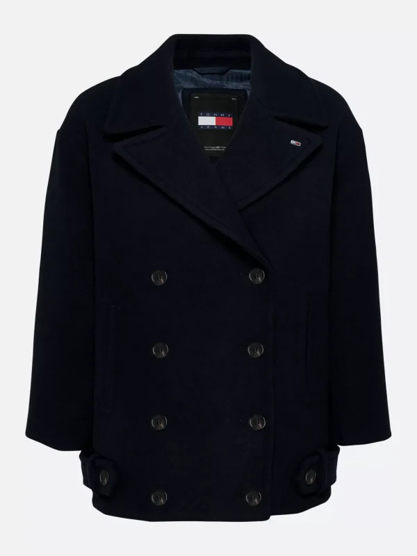 Tommy Hilfiger Zweireihige Cabanjacke mit Wolle DARK NIGHT NAVY Store