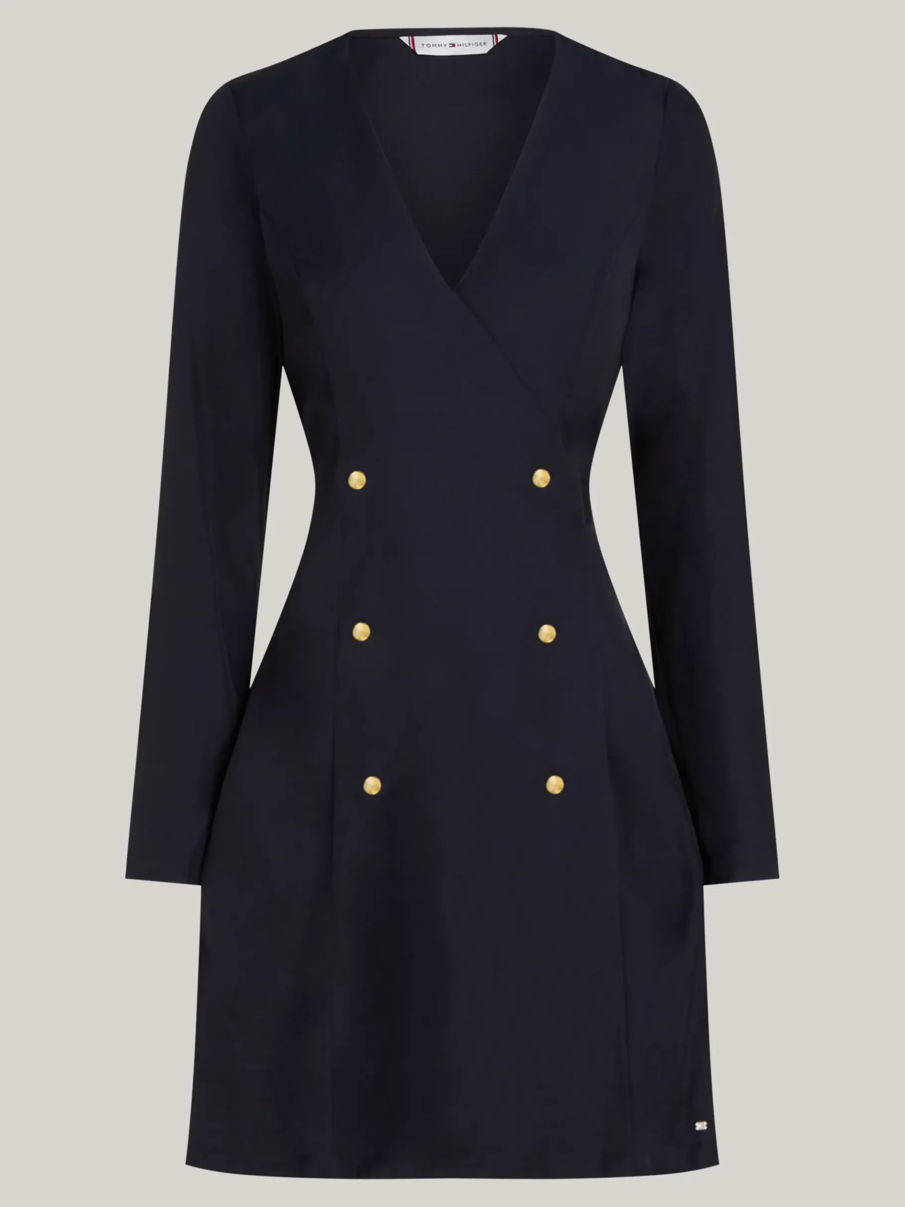 Tommy Hilfiger Zweireihiges Wickel-Minikleid DESERT SKY Online